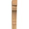 Ekena Millwork Merced Block Rough Sawn Bracket, Western Red Cedar, 6"W x 24"D x 36"H BKT06X24X36MRC05RWR - alternate 4